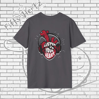 Listen to Heart (Dark) Unisex T-Shirt