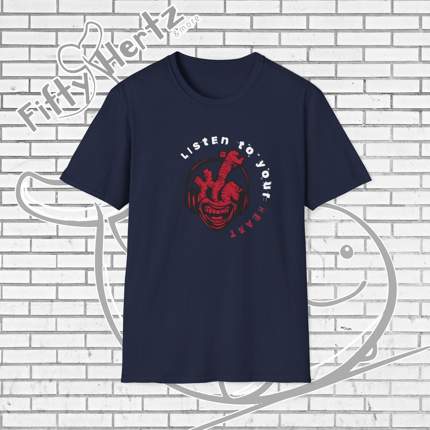 Listen to Heart (Dark) Unisex T-Shirt