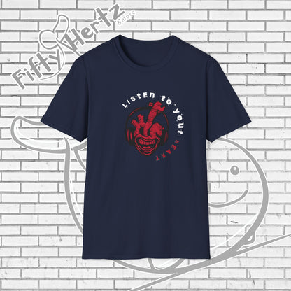 Listen to Heart (Dark) Unisex T-Shirt