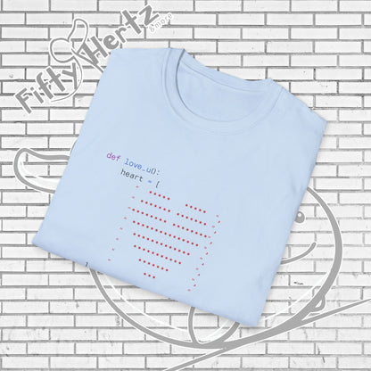 Coding for LOVE (Light) Unisex T-Shirt