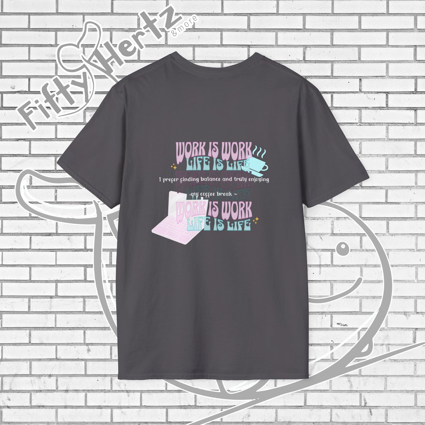 Work-life Balance (Dark) Unisex T-Shirt