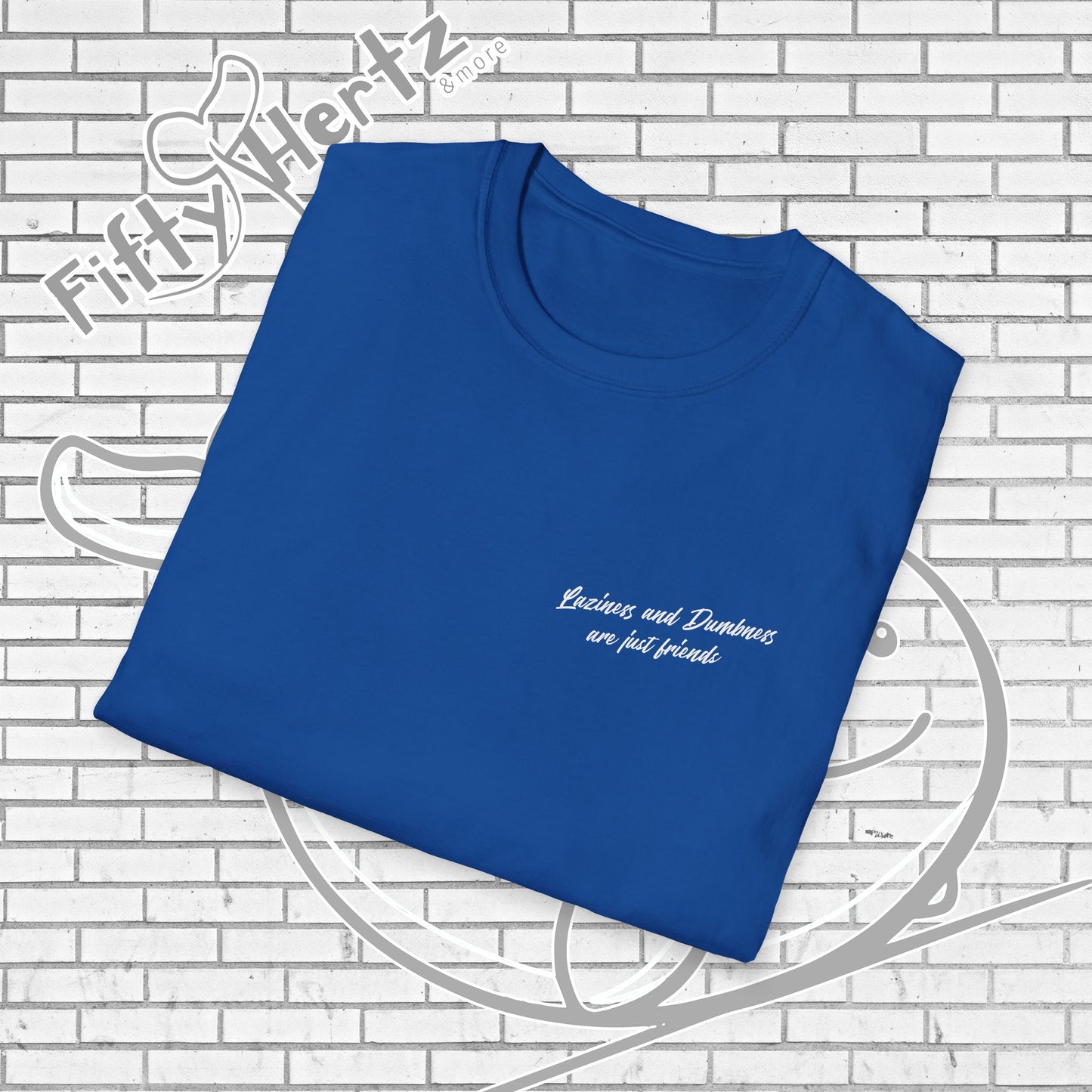 Laziness & Dumbness (Dark) Unisex T-Shirt