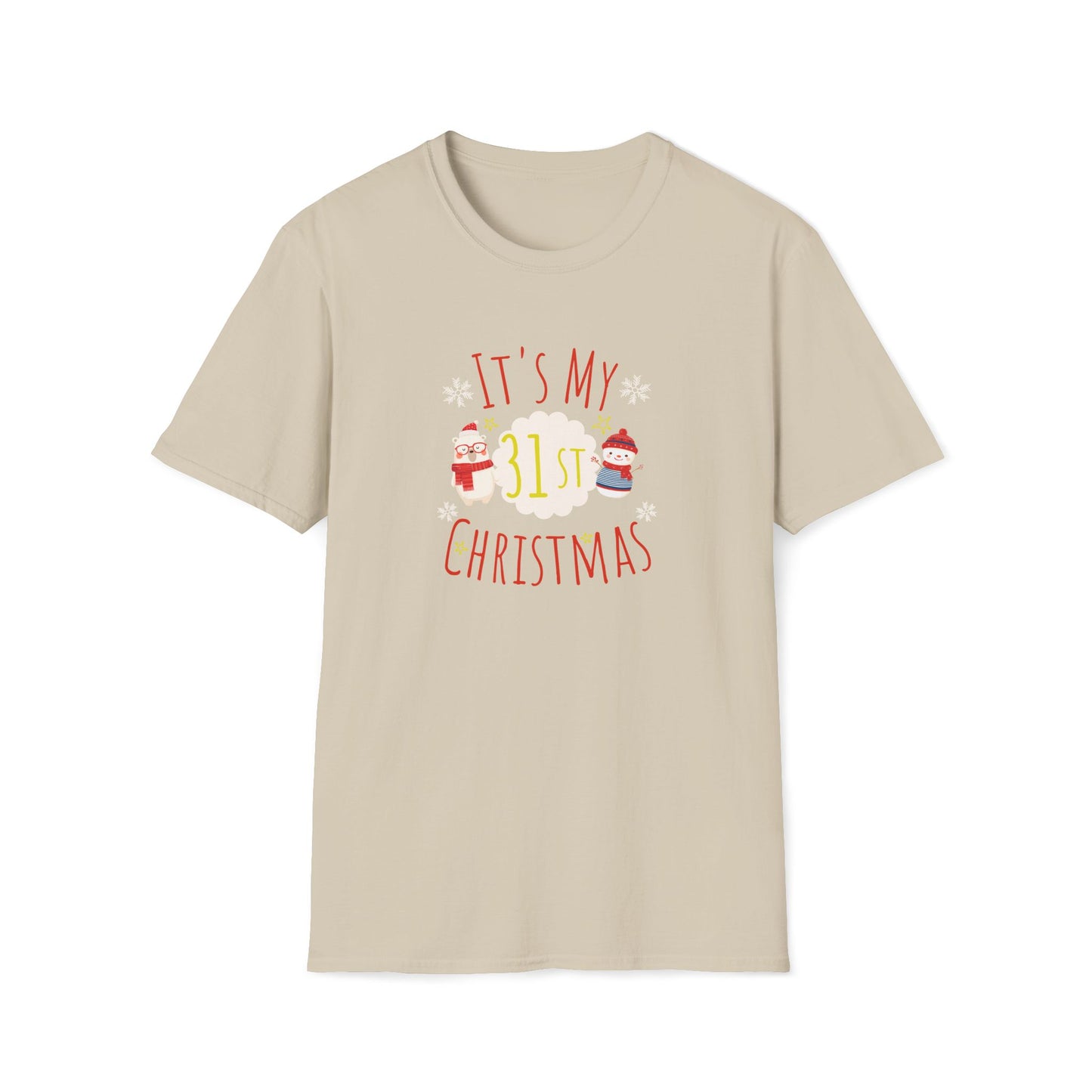 31st Xmas 100% COTTON T-shirt