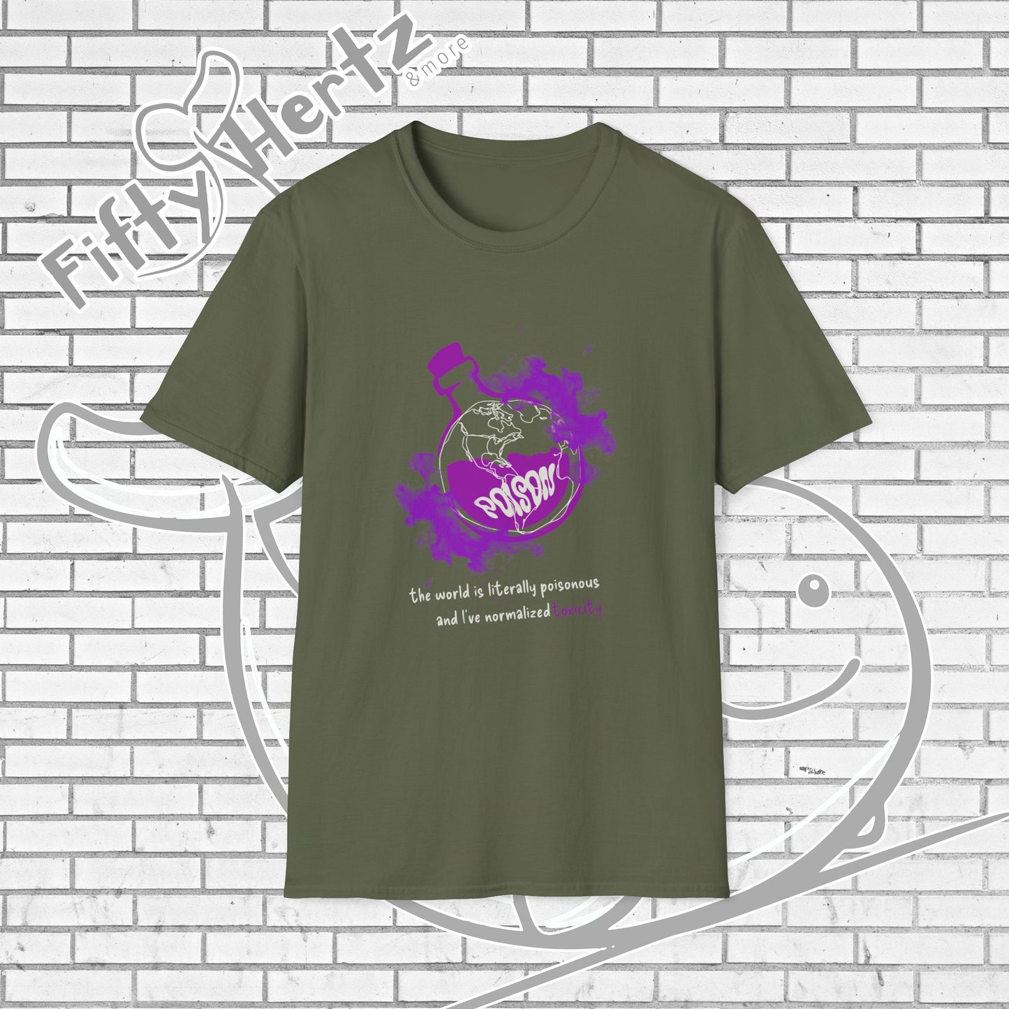 Toxic World (Dark) Unisex T-Shirt