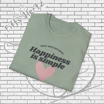 Simple Happiness (Light) Unisex T-Shirt