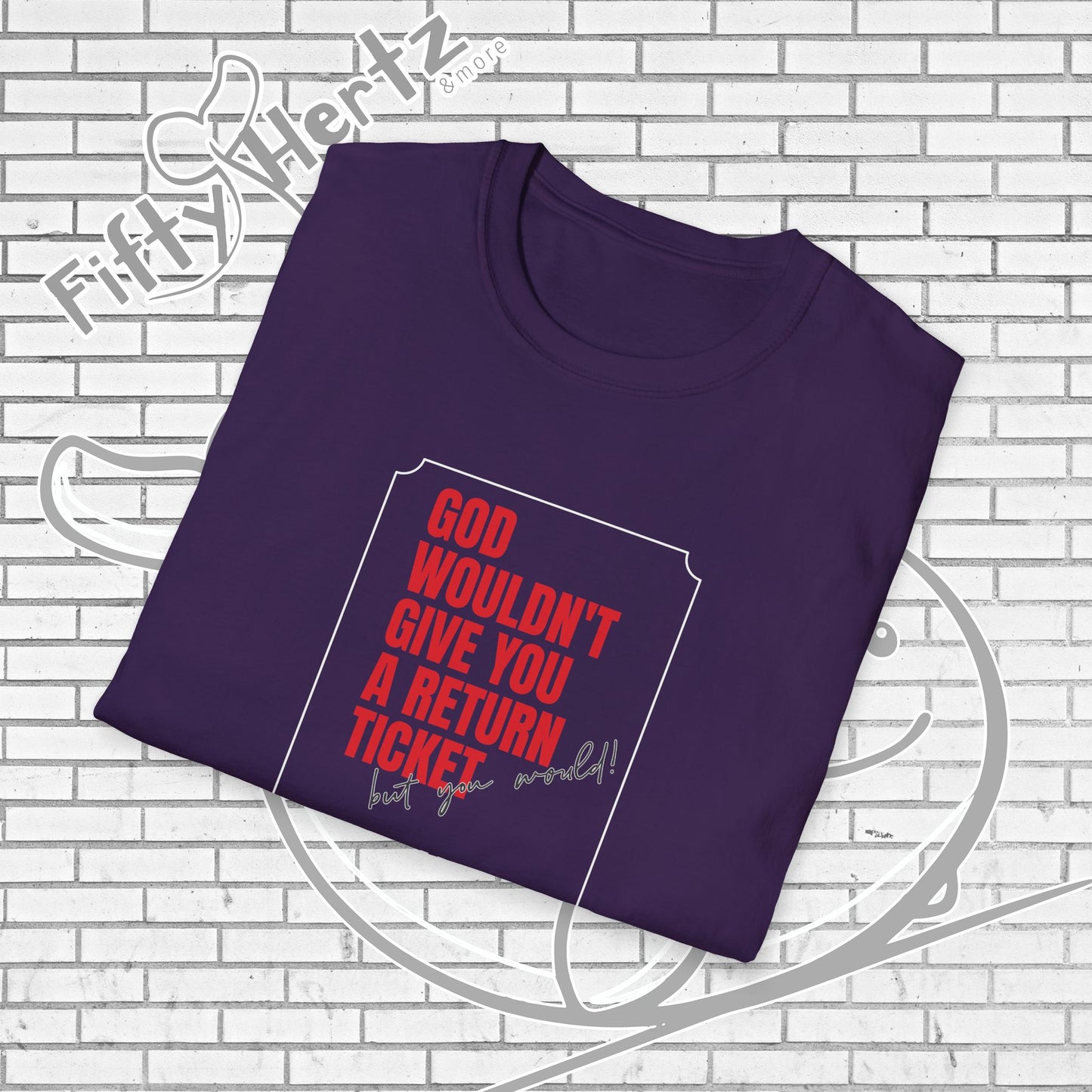 Return Ticket (Dark) Unisex T-Shirt