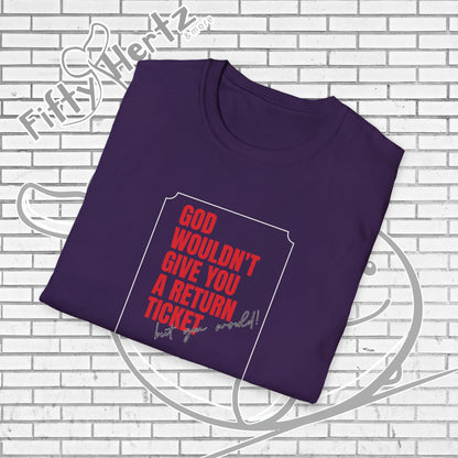 Return Ticket (Dark) Unisex T-Shirt