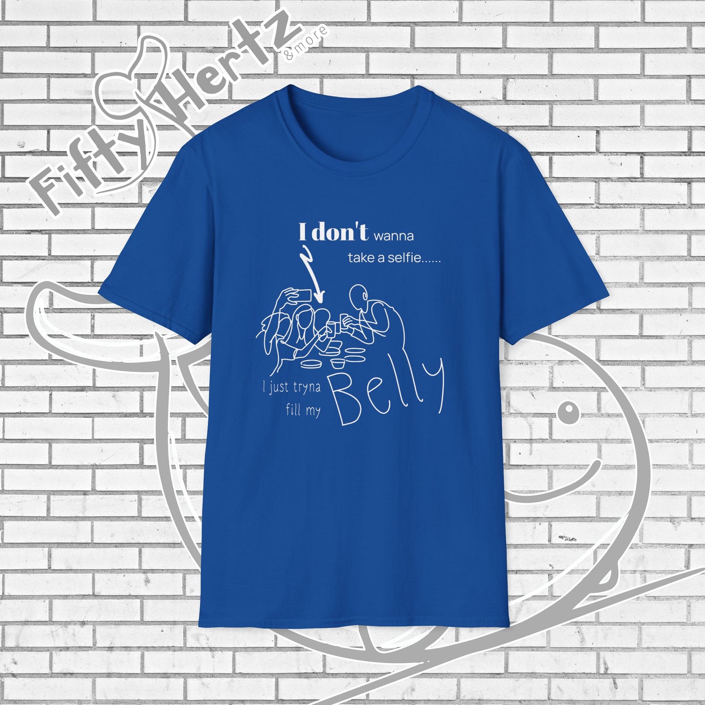 No Selfie (Dark) Unisex T-Shirt