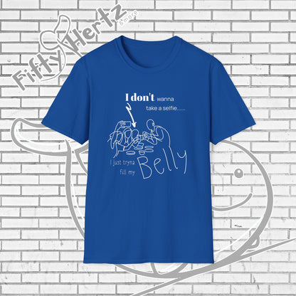 No Selfie (Dark) Unisex T-Shirt