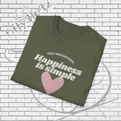 Simple Happiness (Dark) Unisex T-Shirt