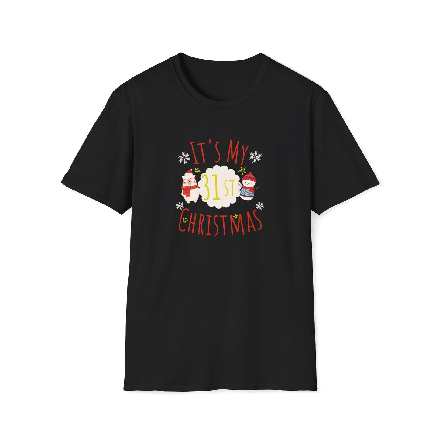31st Xmas 100% COTTON T-shirt