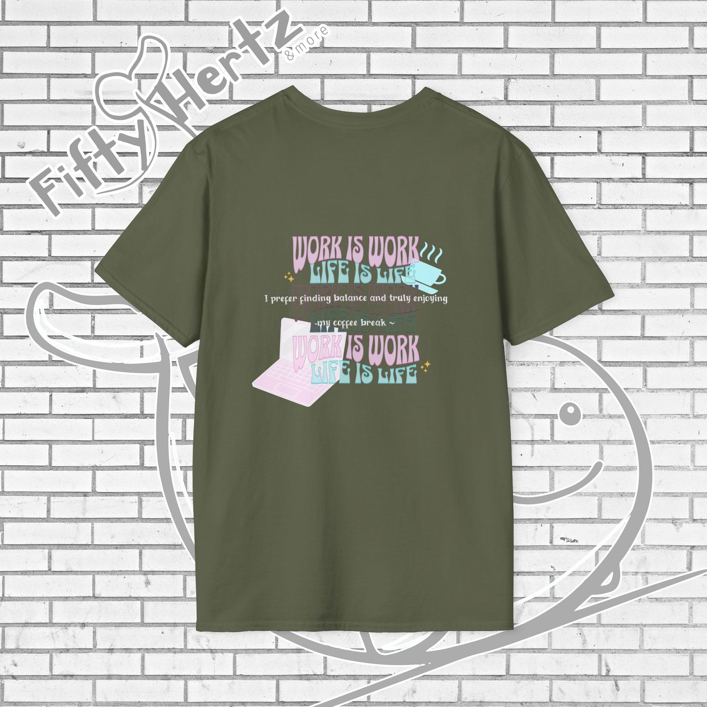 Work-life Balance (Dark) Unisex T-Shirt