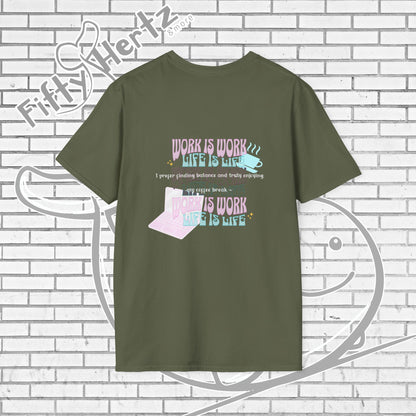 Work-life Balance (Dark) Unisex T-Shirt