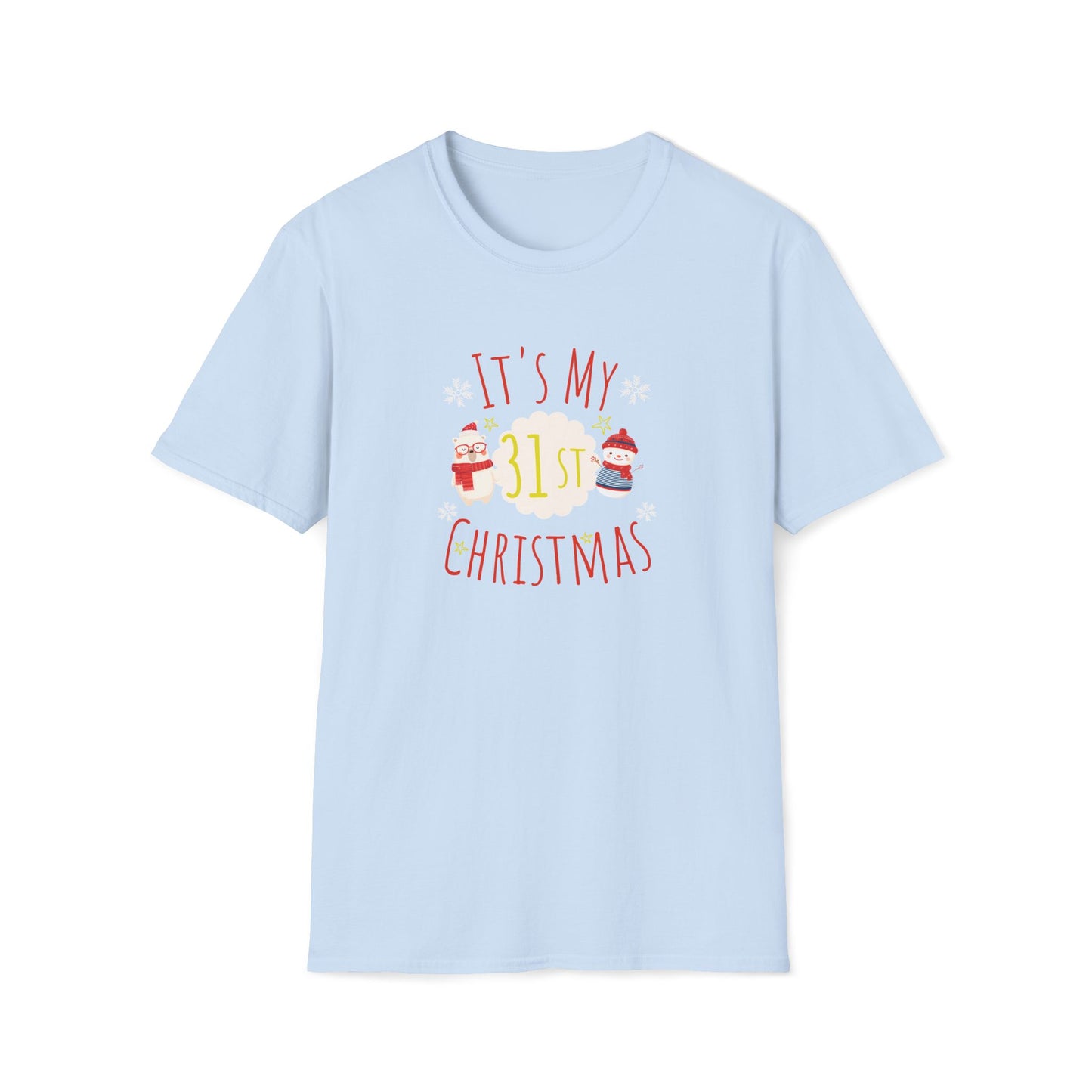 31st Xmas 100% COTTON T-shirt