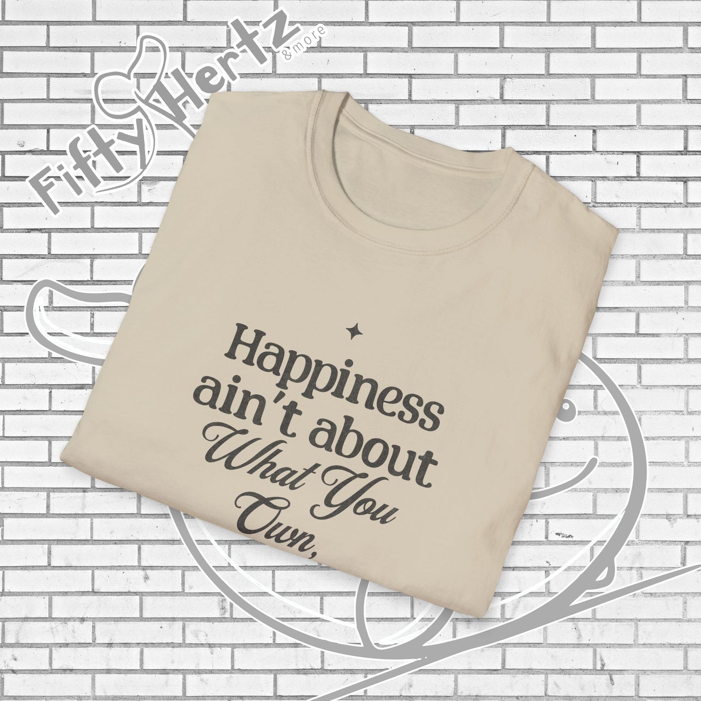 Happiness=let-go (Light) Unisex T-Shirt