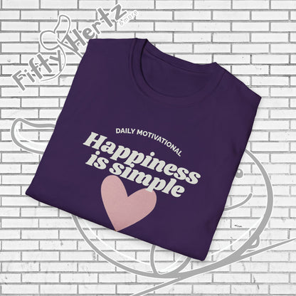 Simple Happiness (Dark) Unisex T-Shirt