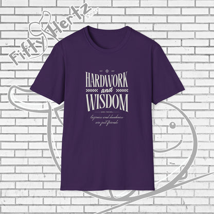Hardwork & Wisdom (Dark) Unisex T-Shirt