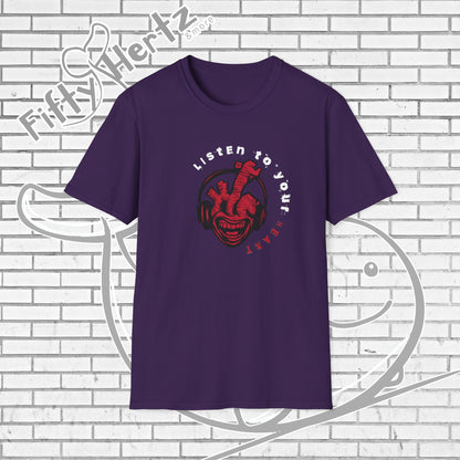 Listen to Heart (Dark) Unisex T-Shirt