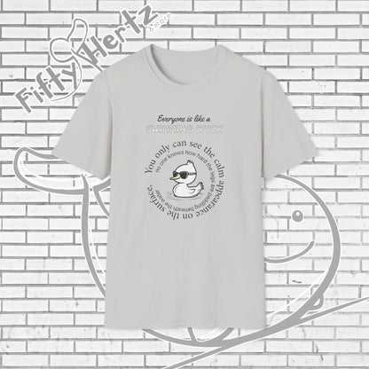 Swimming Duck (Light) Unisex T-Shirt