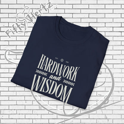 Hardwork & Wisdom (Dark) Unisex T-Shirt