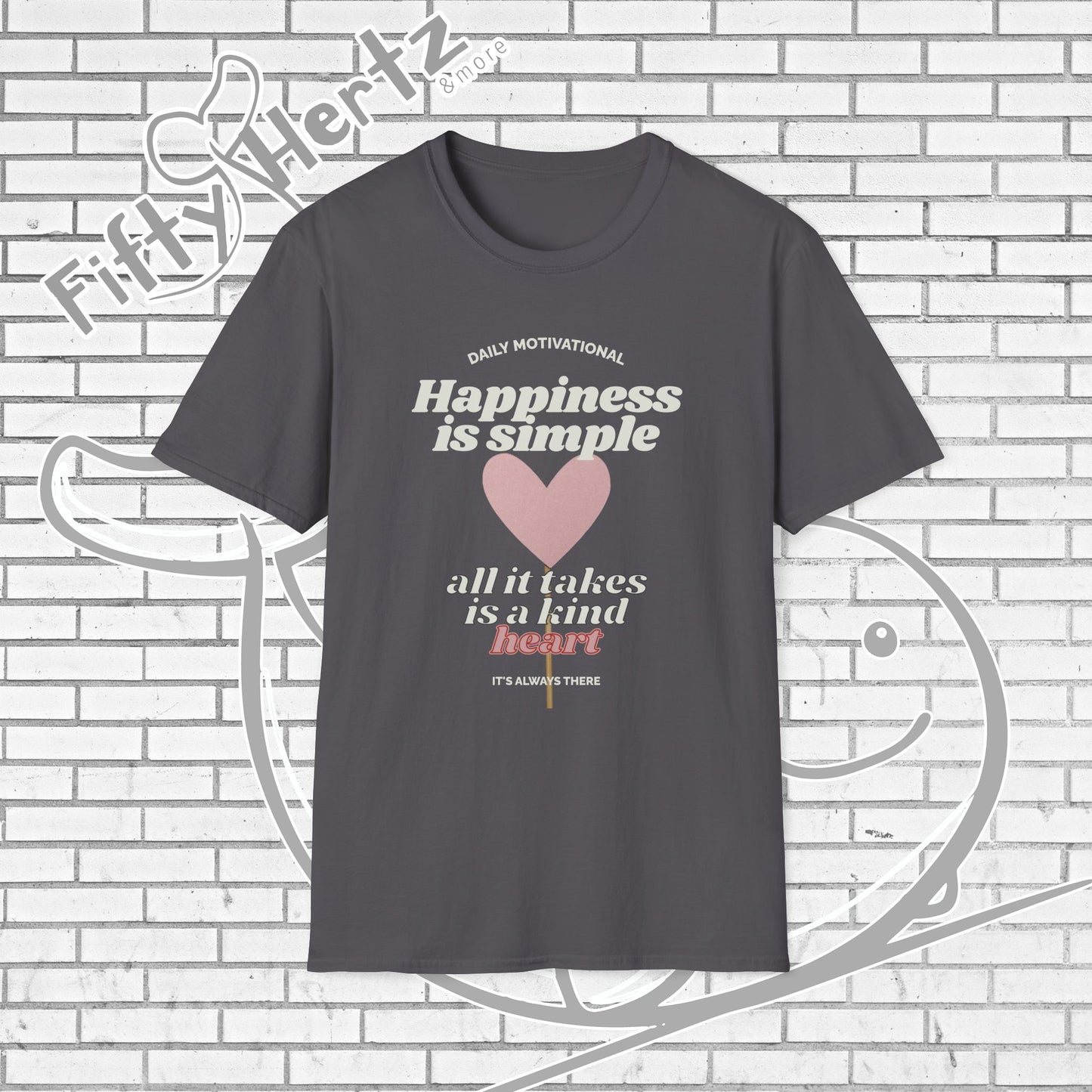 Simple Happiness (Dark) Unisex T-Shirt