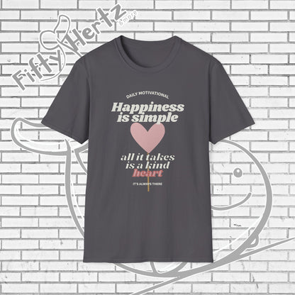 Simple Happiness (Dark) Unisex T-Shirt