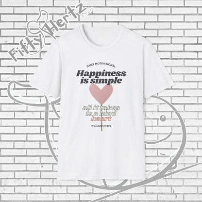 Simple Happiness (Light) Unisex T-Shirt