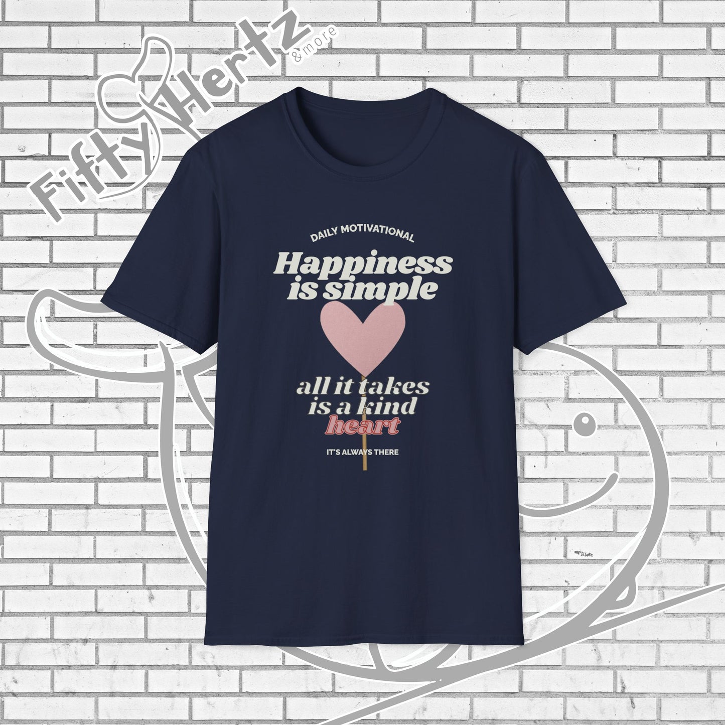 Simple Happiness (Dark) Unisex T-Shirt