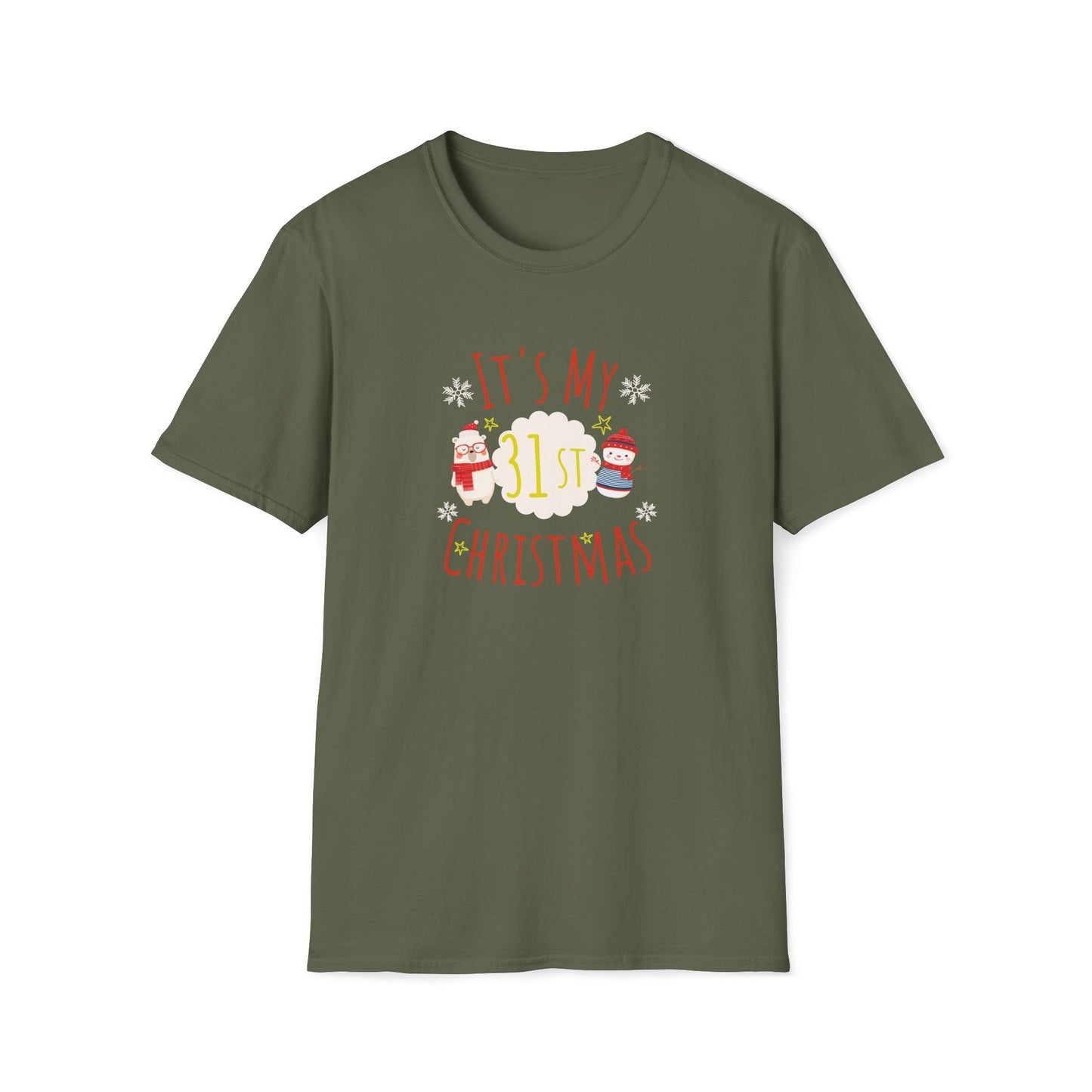 31st Xmas 100% COTTON T-shirt