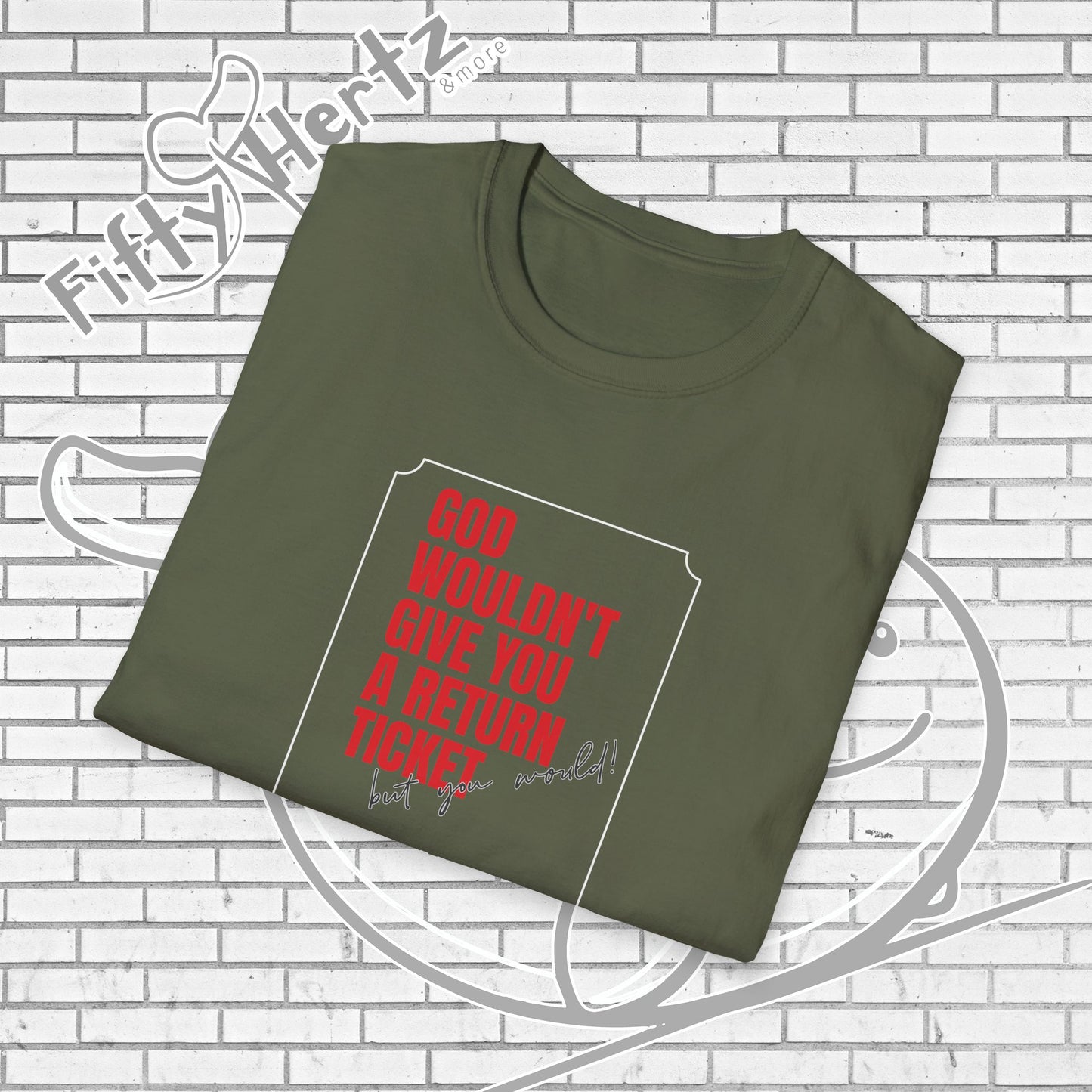 Return Ticket (Dark) Unisex T-Shirt