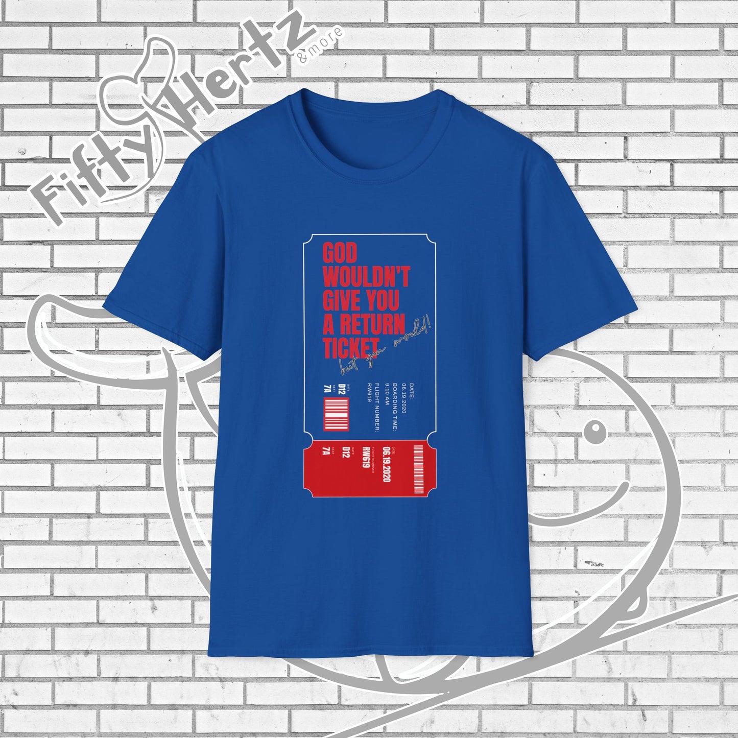 Return Ticket (Dark) Unisex T-Shirt