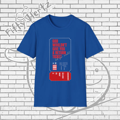 Return Ticket (Dark) Unisex T-Shirt