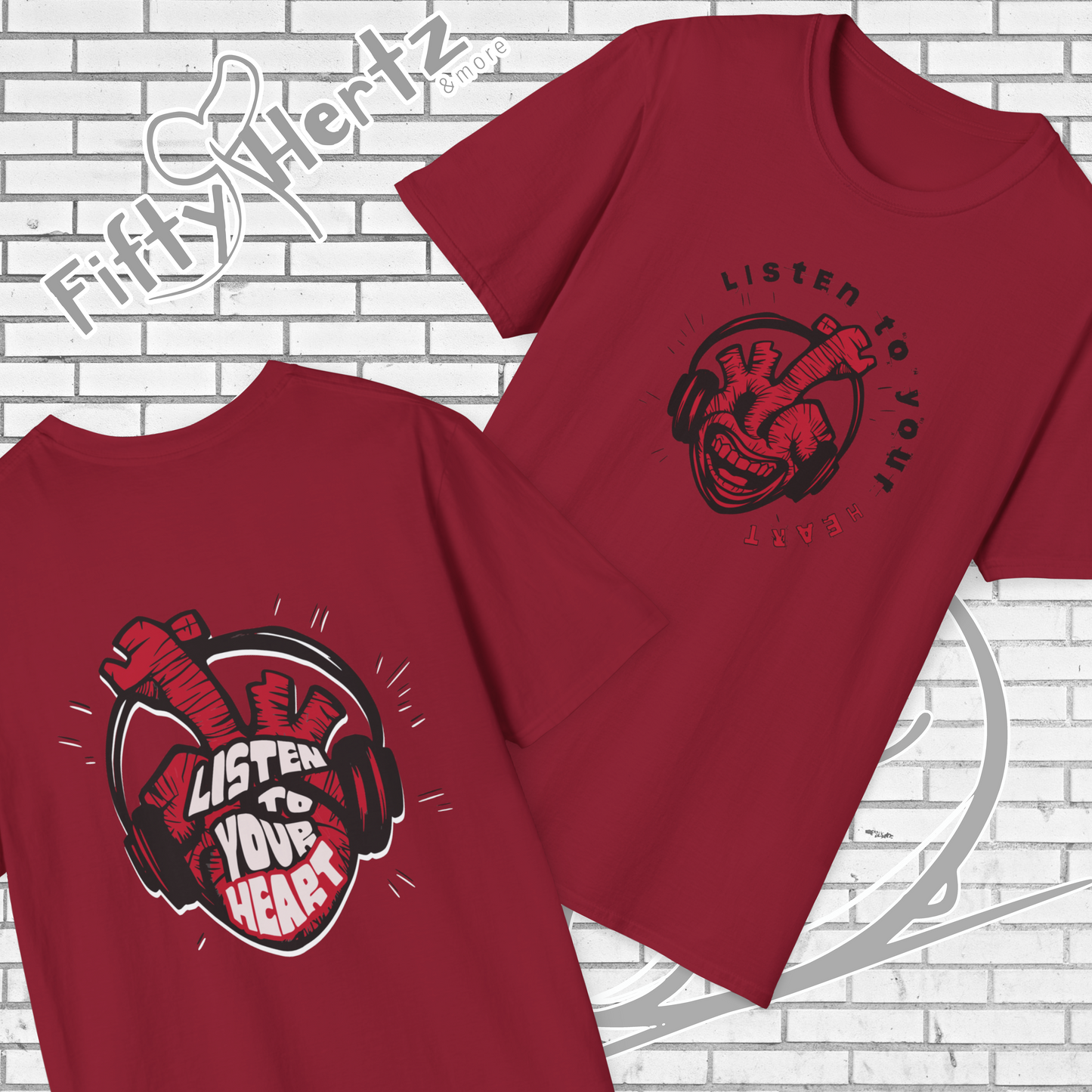 Listen to Heart (Light) Unisex T-Shirt