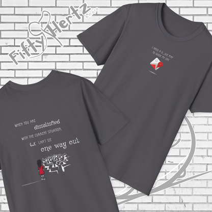 One way OUT (Dark) Unisex T-Shirt