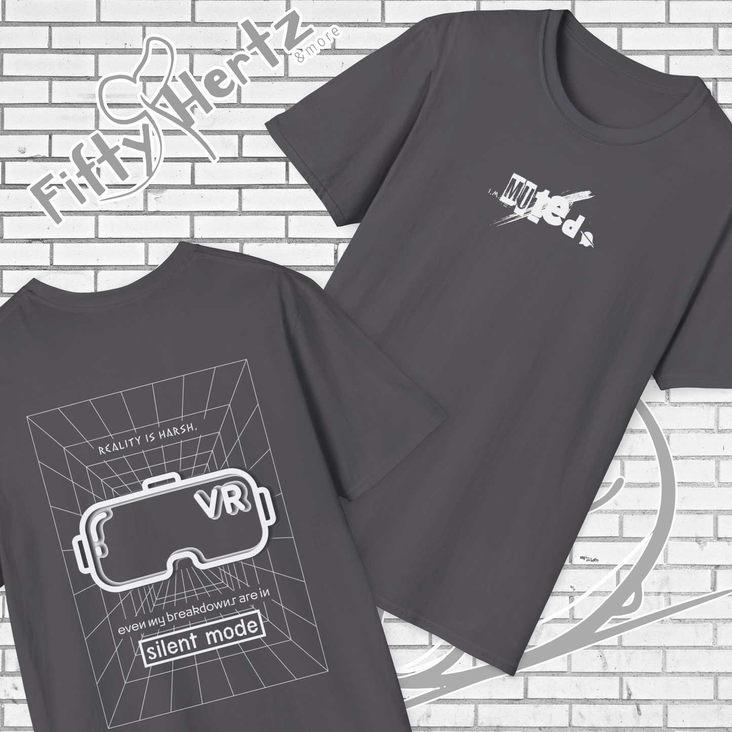Virtual Reality (Dark) Unisex T-shirt