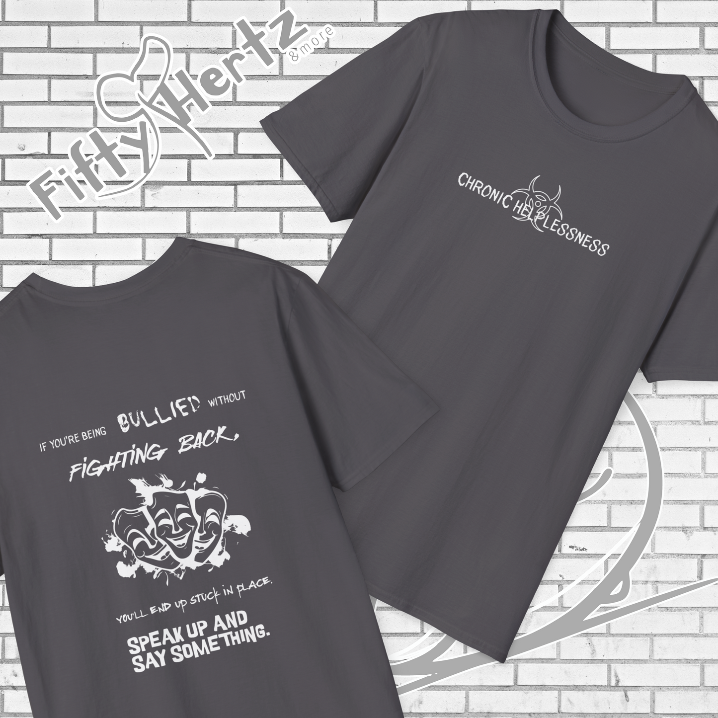 Three Bullies (Dark) Unisex T-Shirt