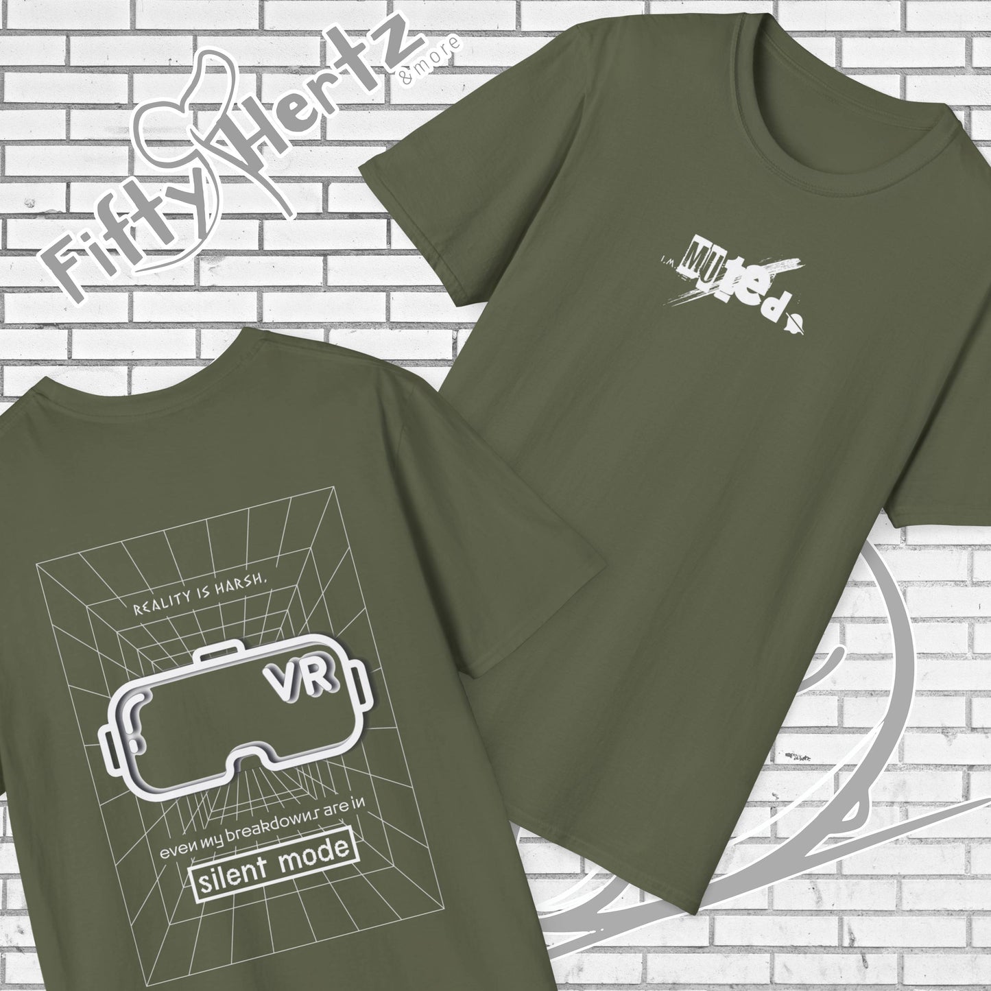 Virtual Reality (Dark) Unisex T-shirt