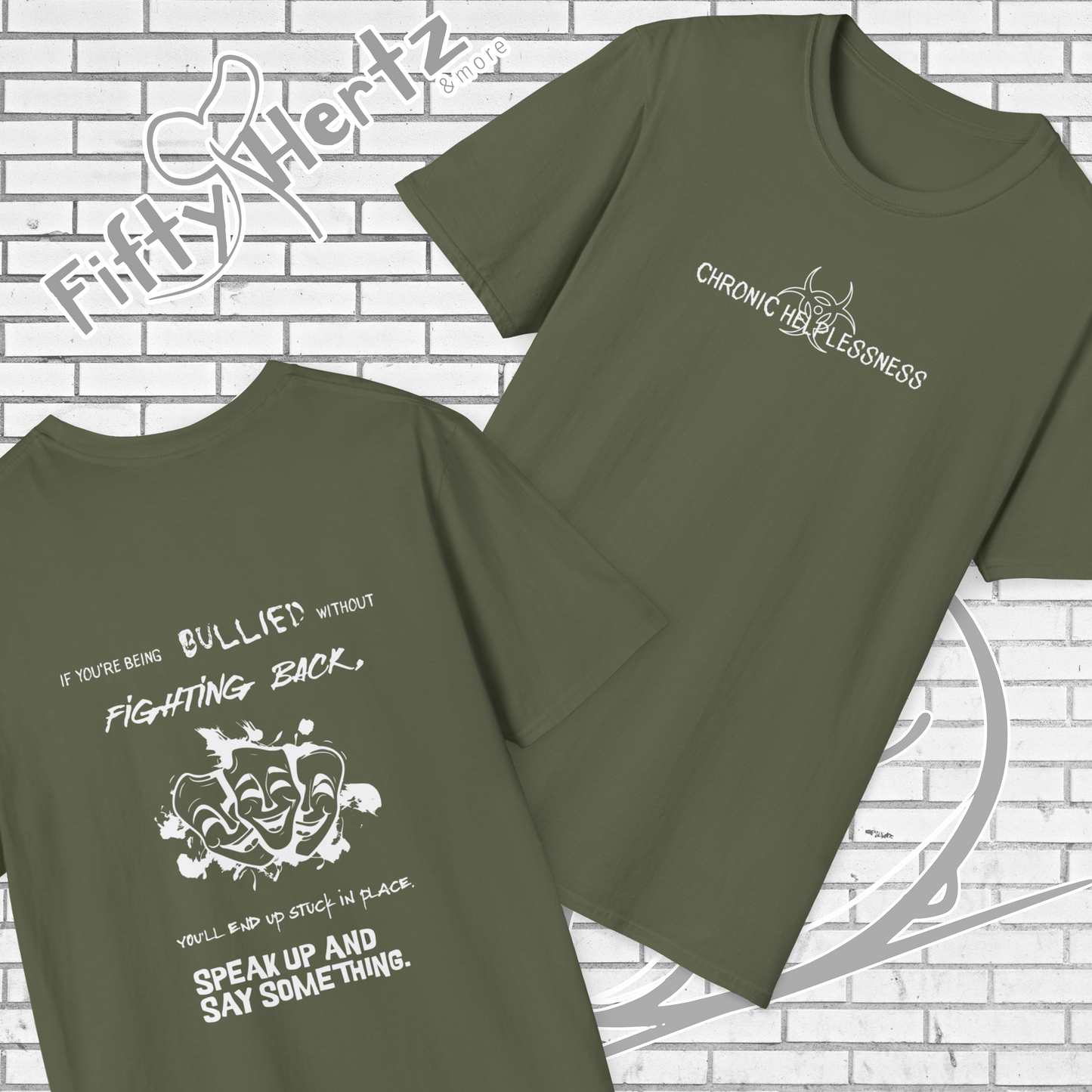 Three Bullies (Dark) Unisex T-Shirt