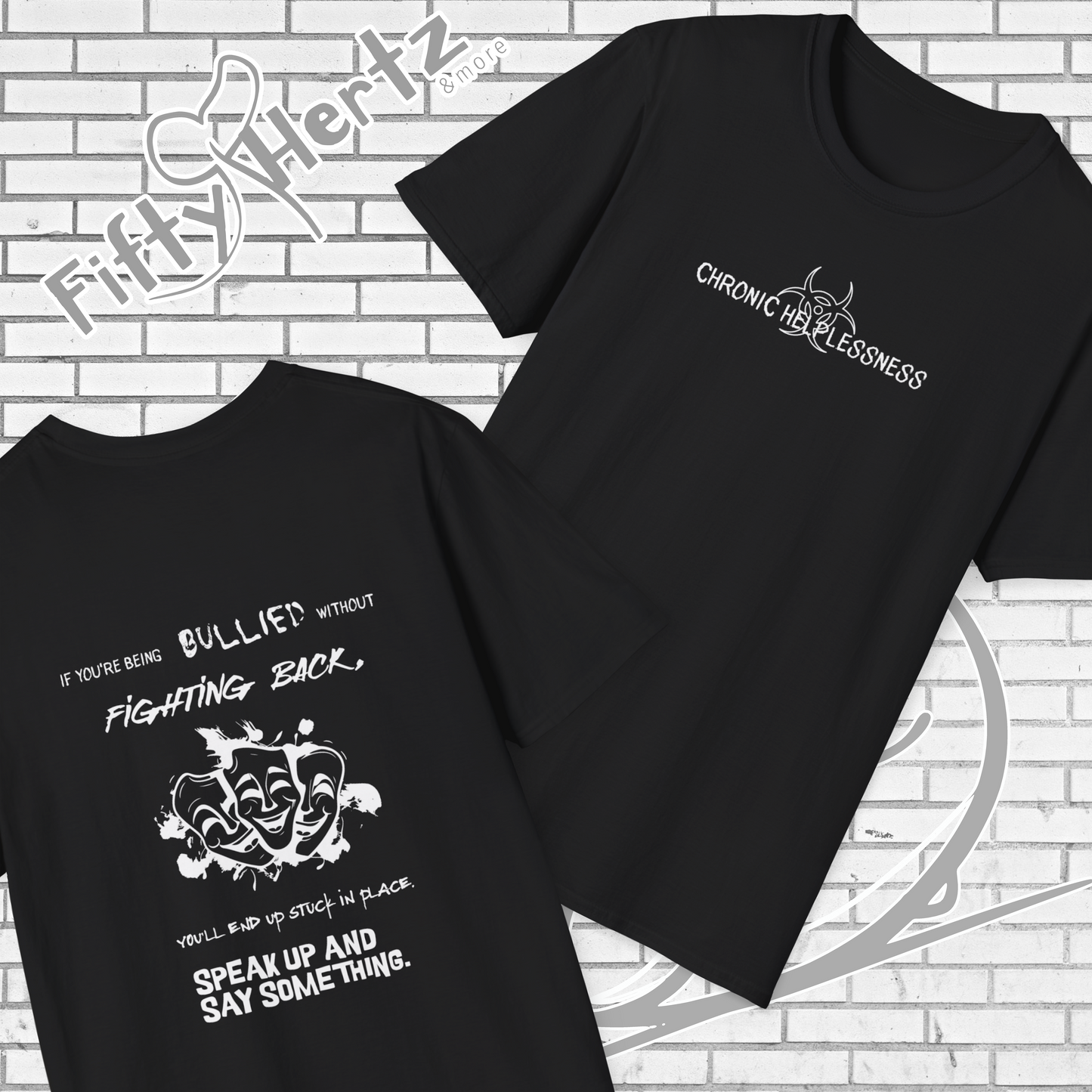 Three Bullies (Dark) Unisex T-Shirt