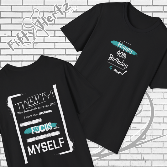 Double Twenty (Dark) Unisex T-Shirt