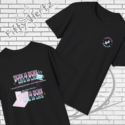 Work-life Balance (Dark) Unisex T-Shirt