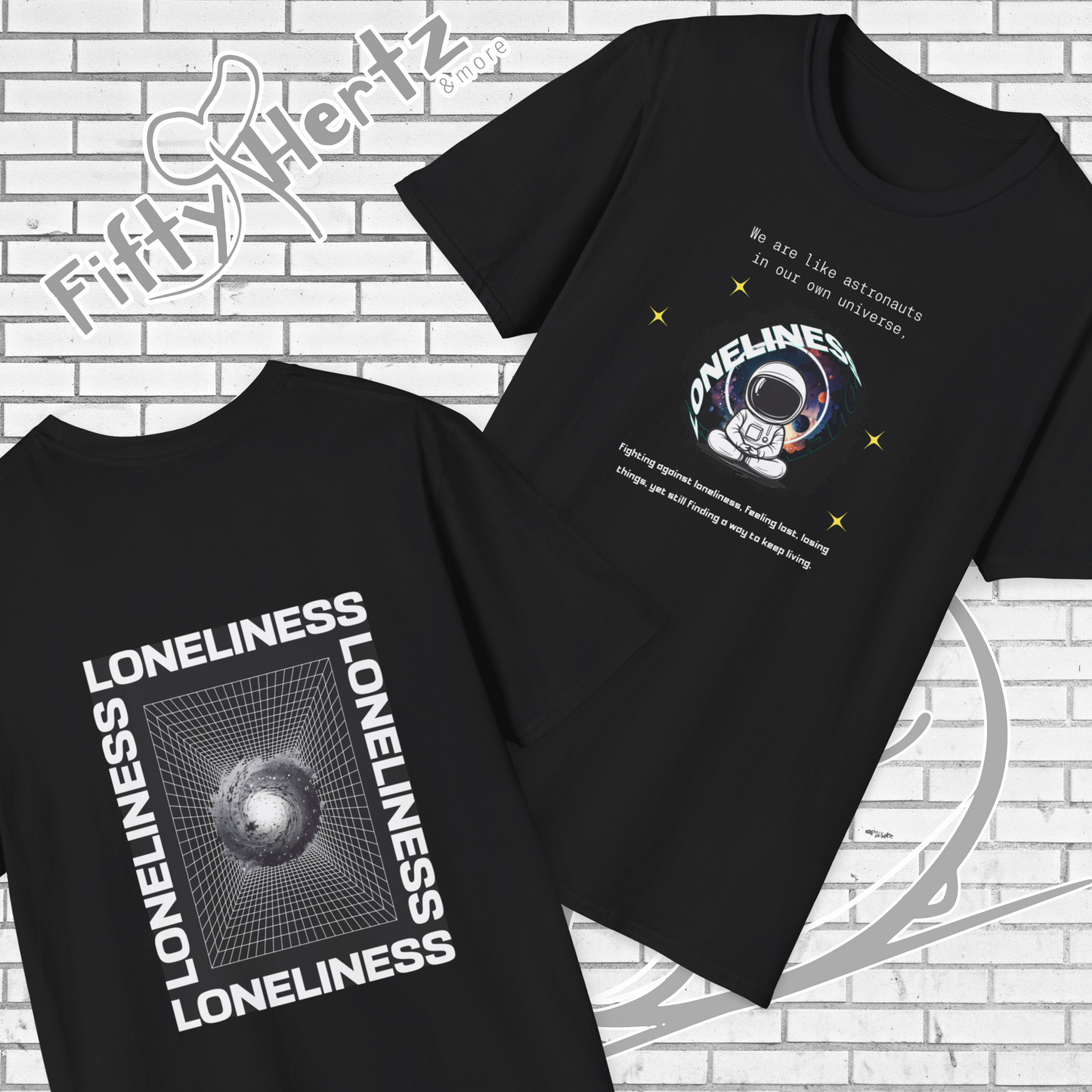 Lonely Universe (Dark) Unisex T-shirt