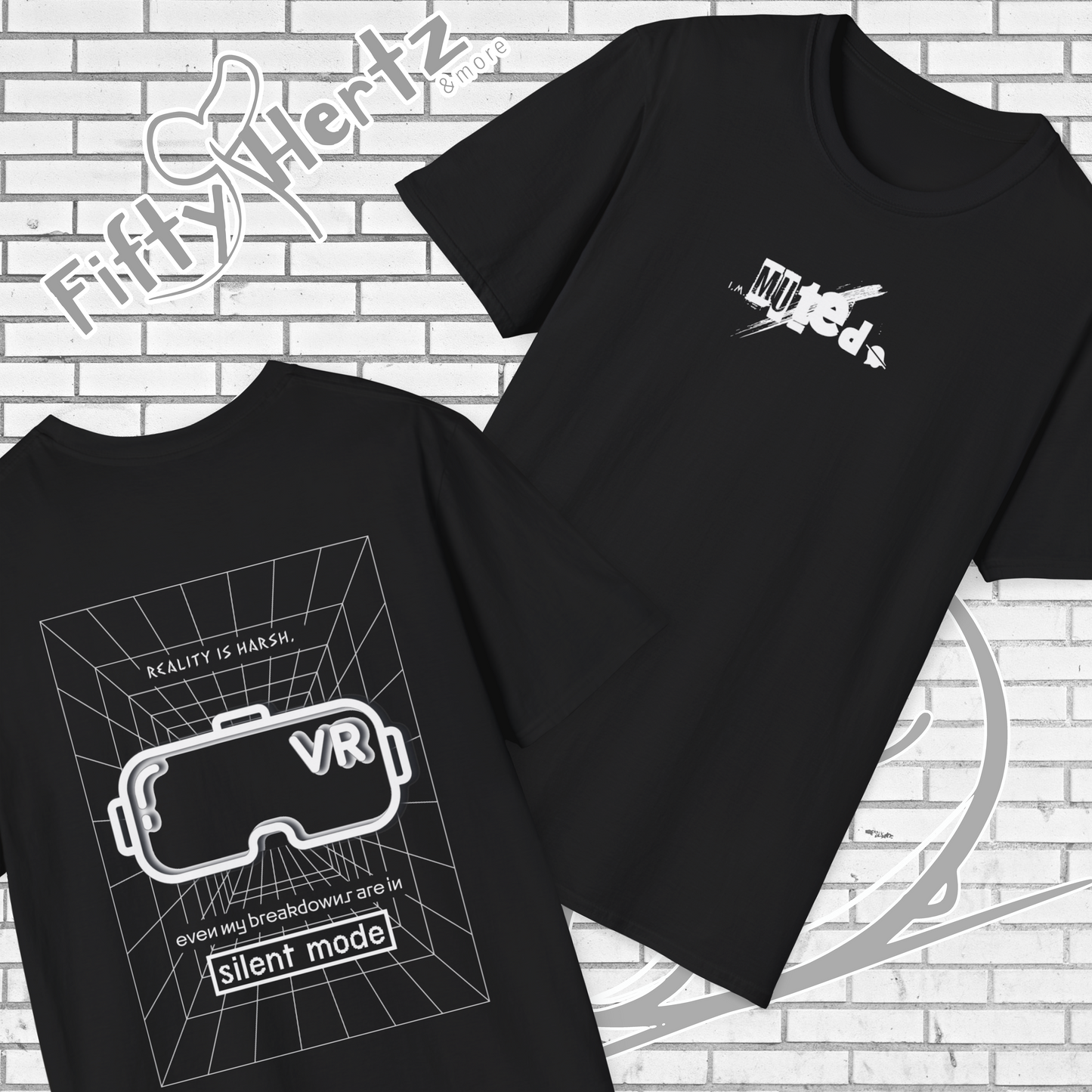 Virtual Reality (Dark) Unisex T-shirt