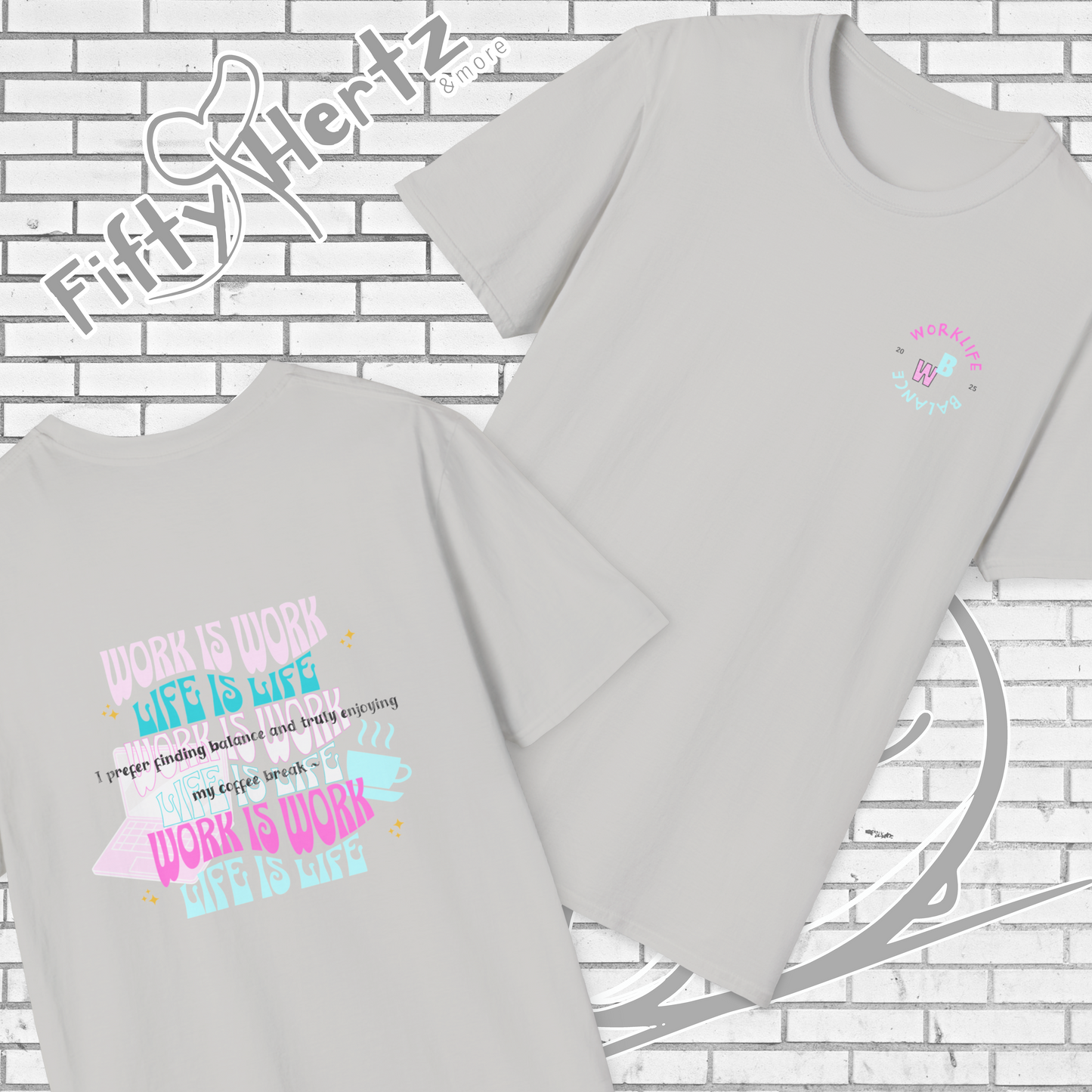 Work-life Balance (Light) Unisex T-Shirt