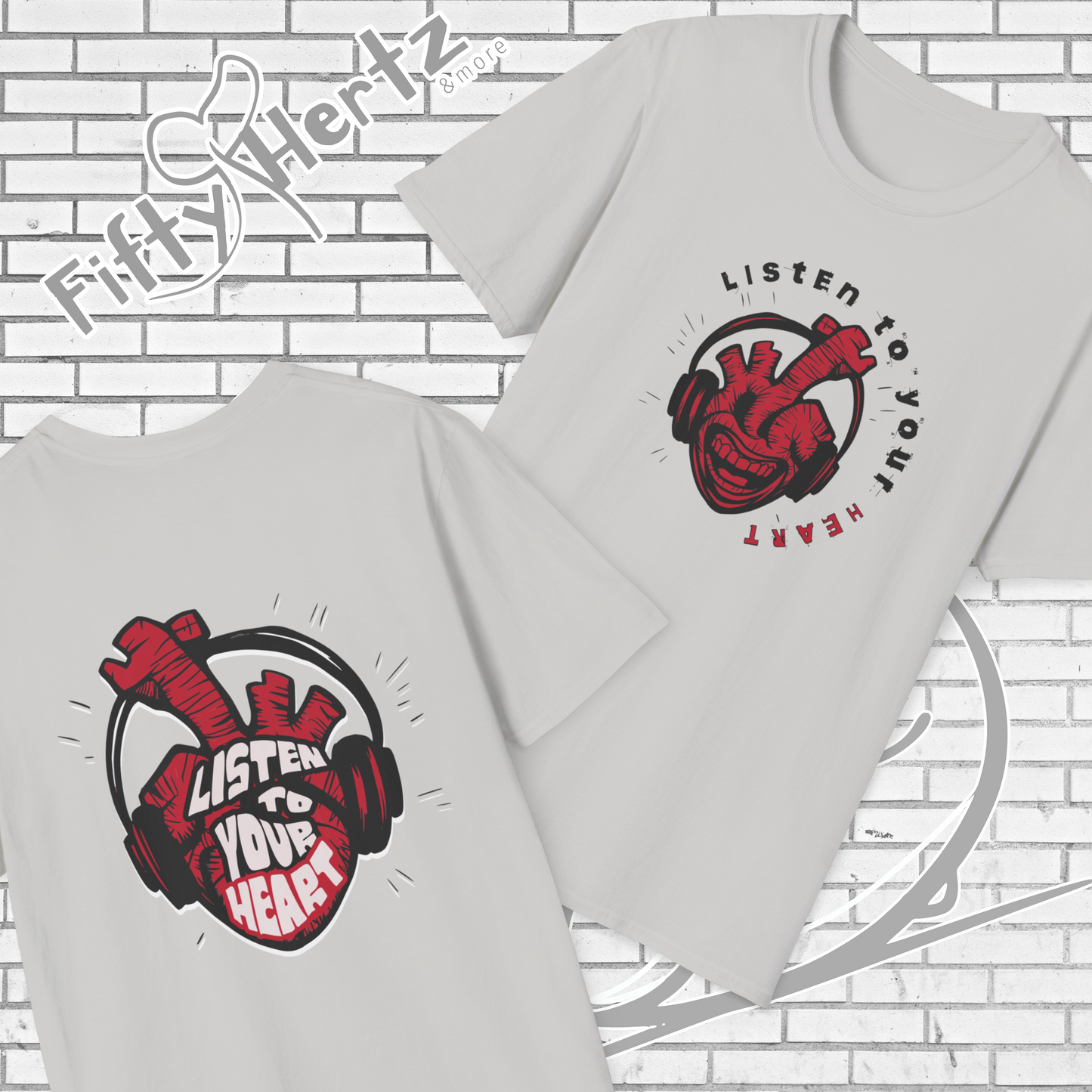 Listen to Heart (Light) Unisex T-Shirt