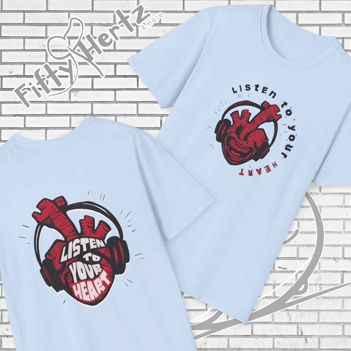Listen to Heart (Light) Unisex T-Shirt