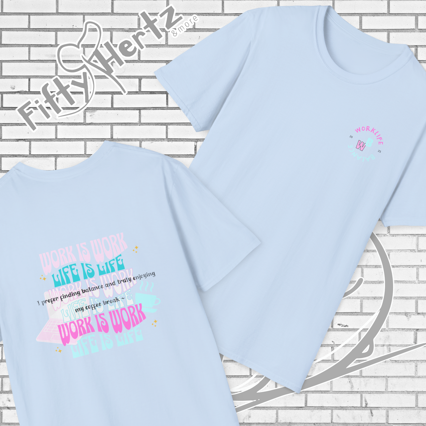 Work-life Balance (Light) Unisex T-Shirt