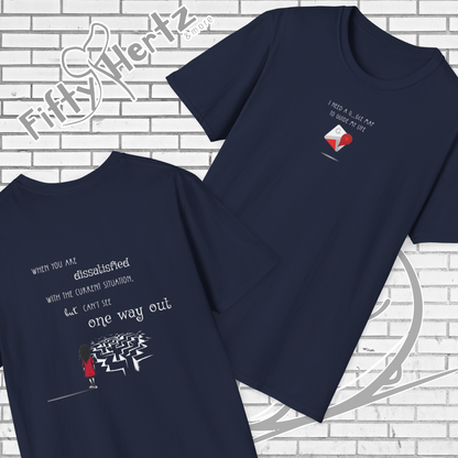 One way OUT (Dark) Unisex T-Shirt