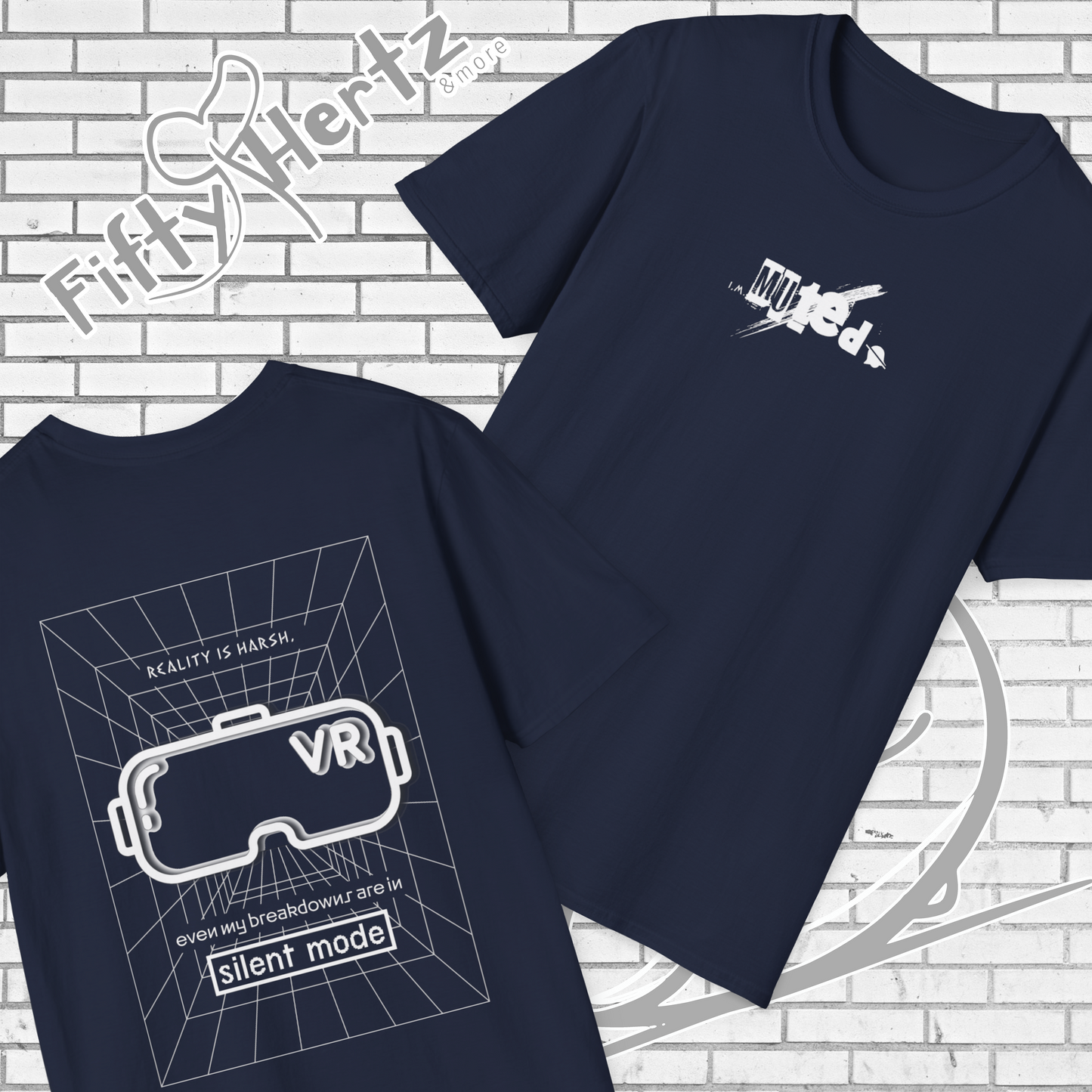 Virtual Reality (Dark) Unisex T-shirt