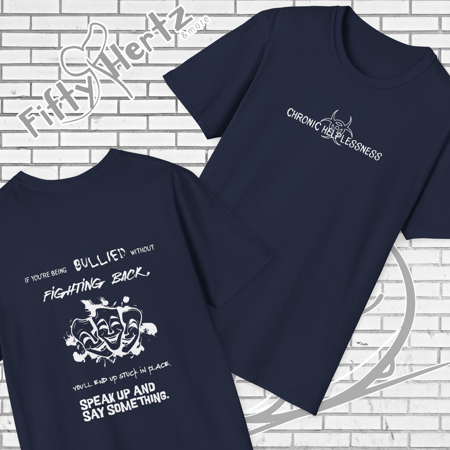 Three Bullies (Dark) Unisex T-Shirt